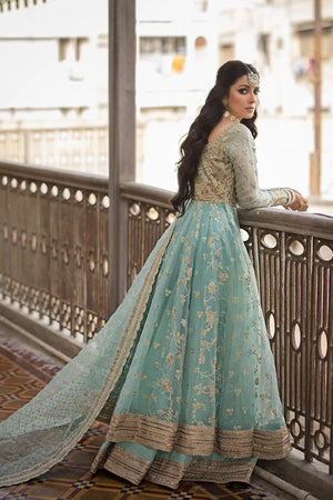 Erum Khan Jahan SHAHBANO Organza Maxi - 09816