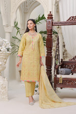 Fatima Noor Winter Collection Embroidered Cotton 3 pc - 09600