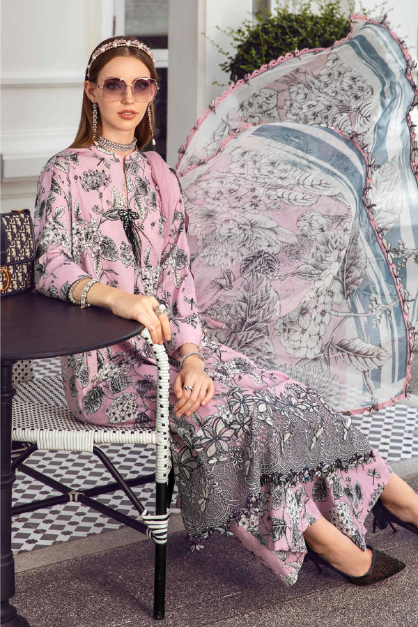 MariaB M.Print Lawn 3pc - 09899