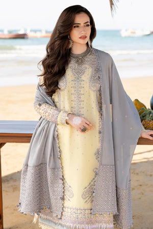 Jazmin Shahkaar Luxury ZAREEN Lawn 3 pc - 08850