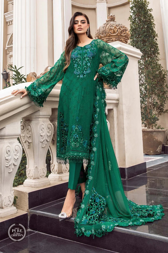 MairaB EMERALD GREEN - 3 PC Lawn Dress - 10149 MairaB EMERALD GREEN - 3 PC Lawn Dress - 10149