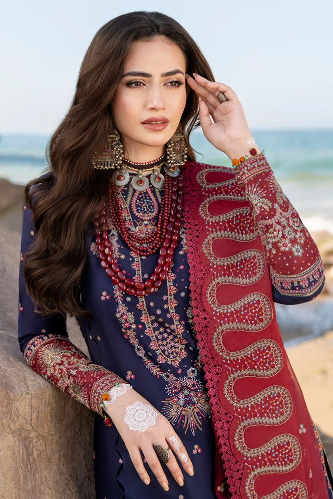 Jazmin Shahkaar Luxury DARYA Cotton Silk 3 pc - 09246