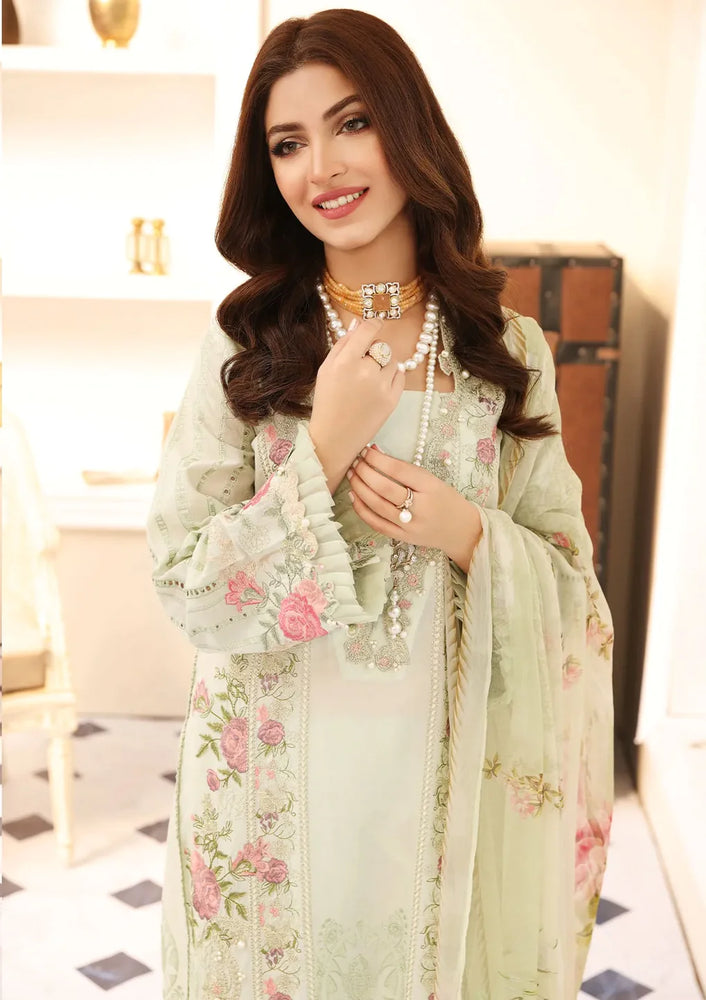 Elaf Festive Chikankari HOPE Lawn 3 pc  - 08806