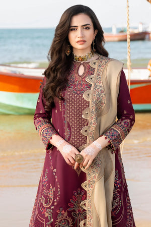 Jazmin Shahkaar Luxury MARJAN Lawn 3 pc - 08852