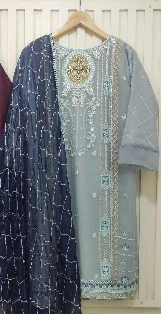 Agha Noor Embroidered Chiffon 2 pc - 09390 - Stitched