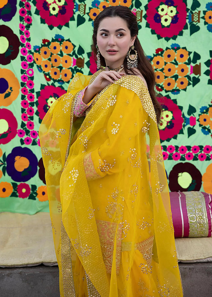 Ali Xeeshan Luxury Pret BUTTERCUP Organza - 09667