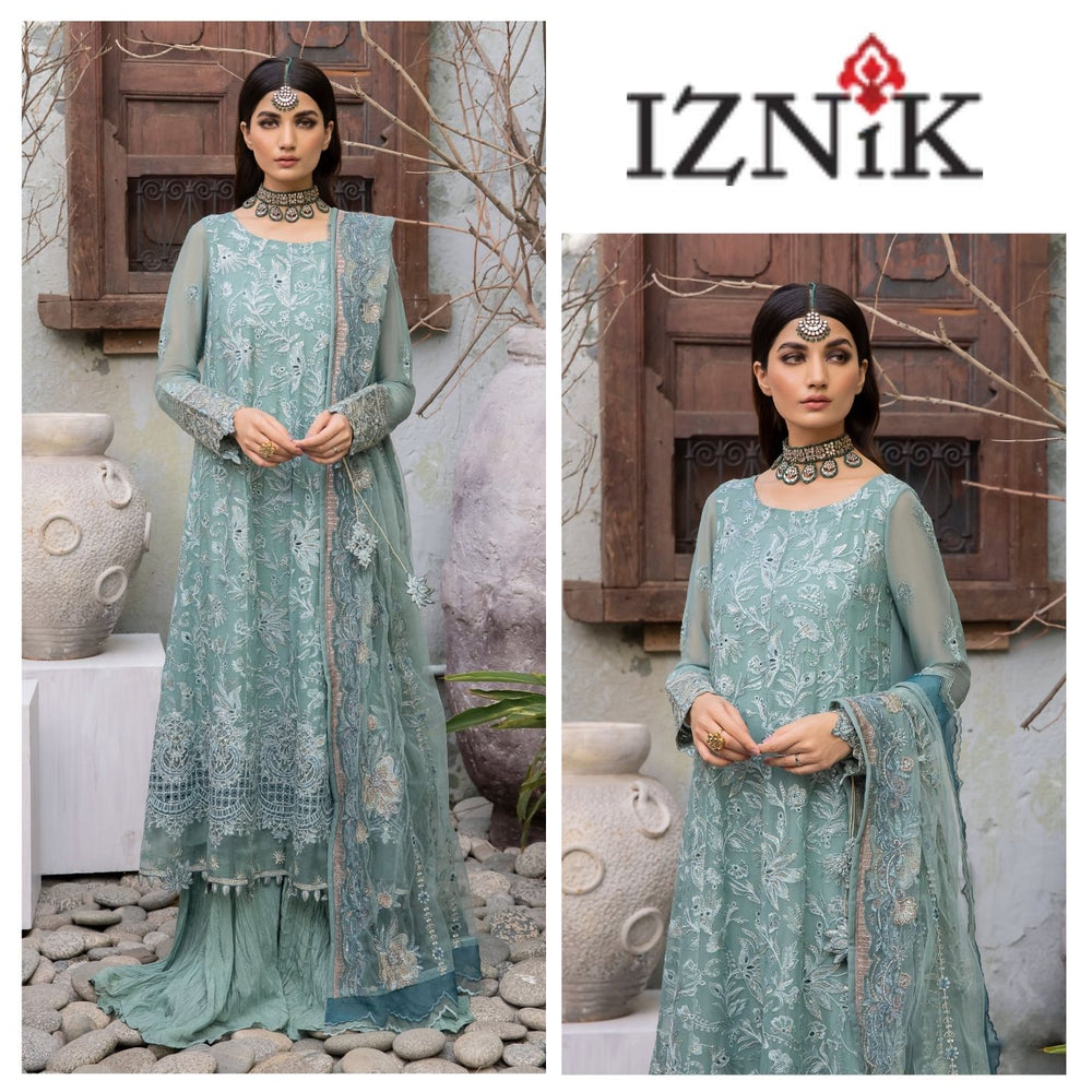 Iznik IRENE - 3 PC Chiffon Dress - 10454