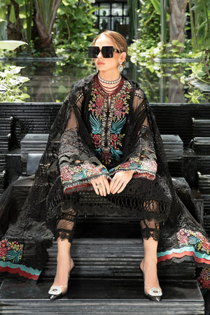 MariaB Embroidered Lawn 3 pc - 08916