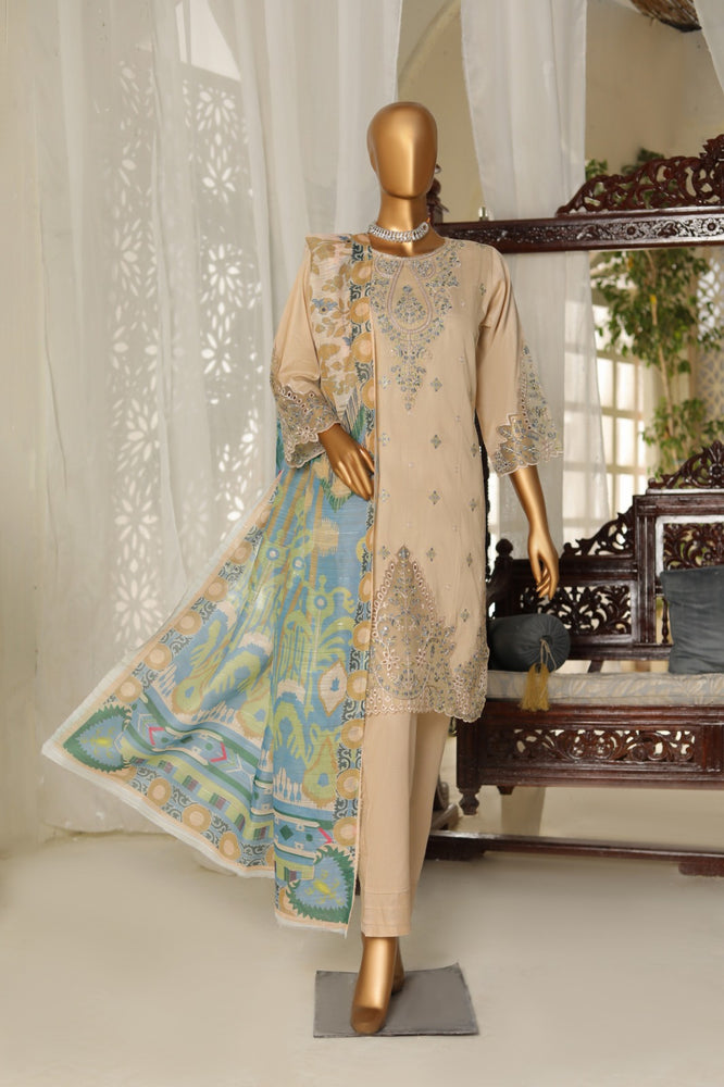 
            
                Load image into Gallery viewer, Fatima Noor Printed Self Cotton 3 pc - 09483 - Stitched
            
        