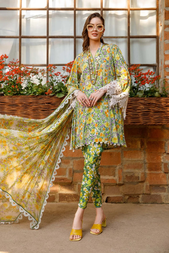 MariaB M.Print Co Ord Lawn 3 pc - 08908