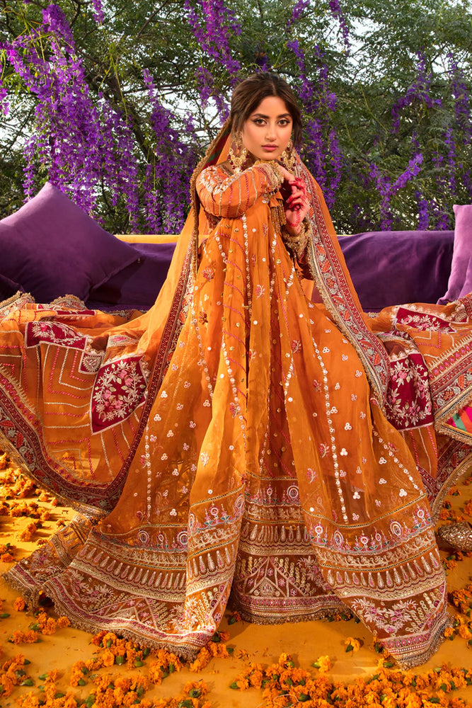 Qalamkar Khaab Luxury Formal RUMAISA Net Maxi - 09352