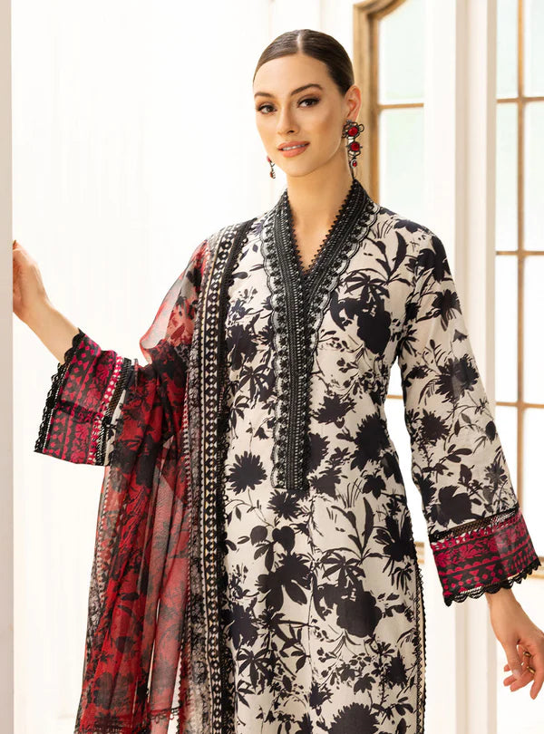 Zainab Chottani Tahara MYSTI POPLIN Cambric 3 pc - 09474