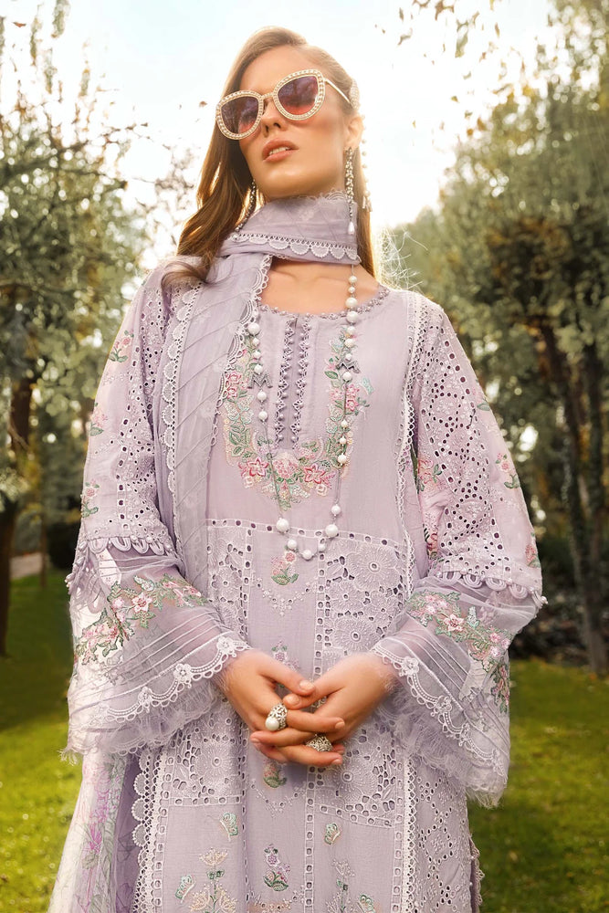 MariaB Luxe Embroidered Lawn 3 pc - 08889