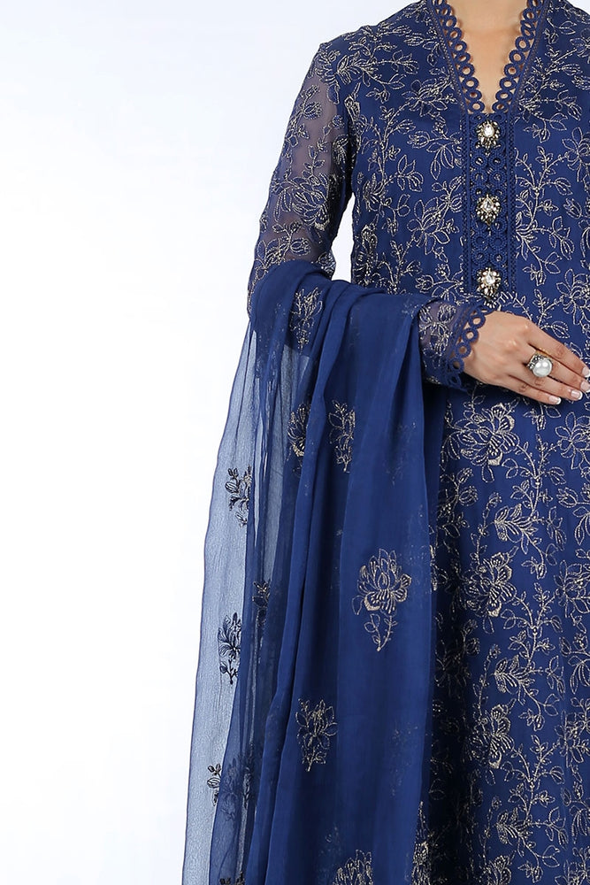 Bareeze Formal Collection ROYAL ELEGANCE Chiffon 3 pc - 09107