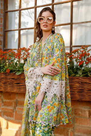 MariaB M.Print Co Ord Lawn 3 pc - 08908