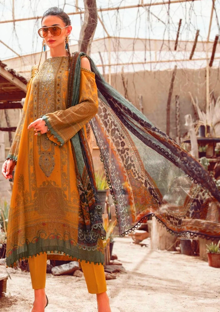 MariaB Embroidered Lawn 3 pc - 08928