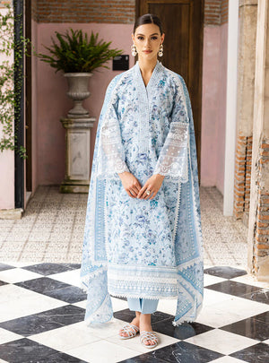 Zainab Chottani Tahra POPPY ZEST Cambric 3 pc - 09290