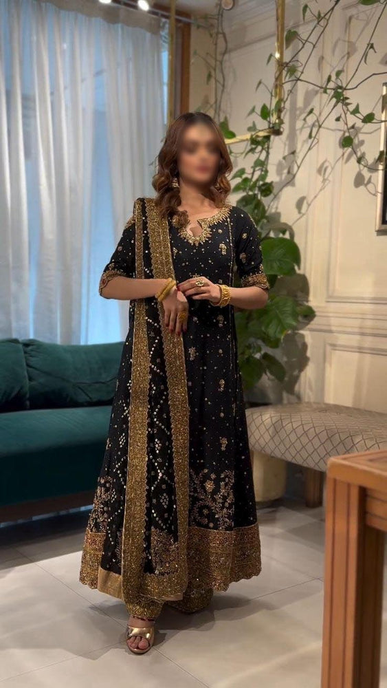 Haris Shakeel Net - J0055 - Embroidered