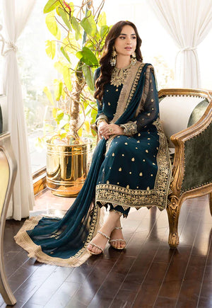 Asim Jofa Maahru, Noorie & Meerub Chiffon 3 pc - 09035