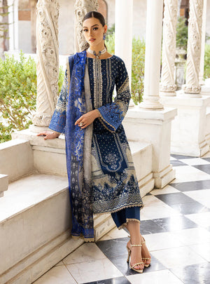 Zainab Chottani Tahara CELESTIAL BLISS Cambric 3 pc - 09417