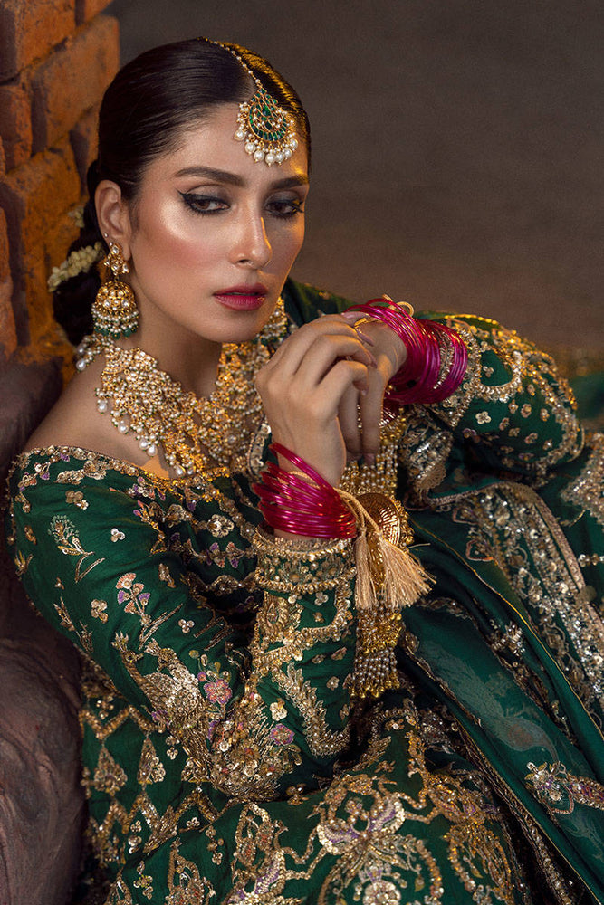Mohsin Naveed Ranjha Bridals NAZNEEN Raw Silk Maxi - 09226