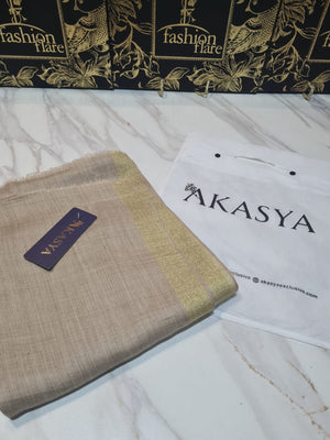 Original Factory Leftover AKASYA Pashmina Zari Shawl - 10601