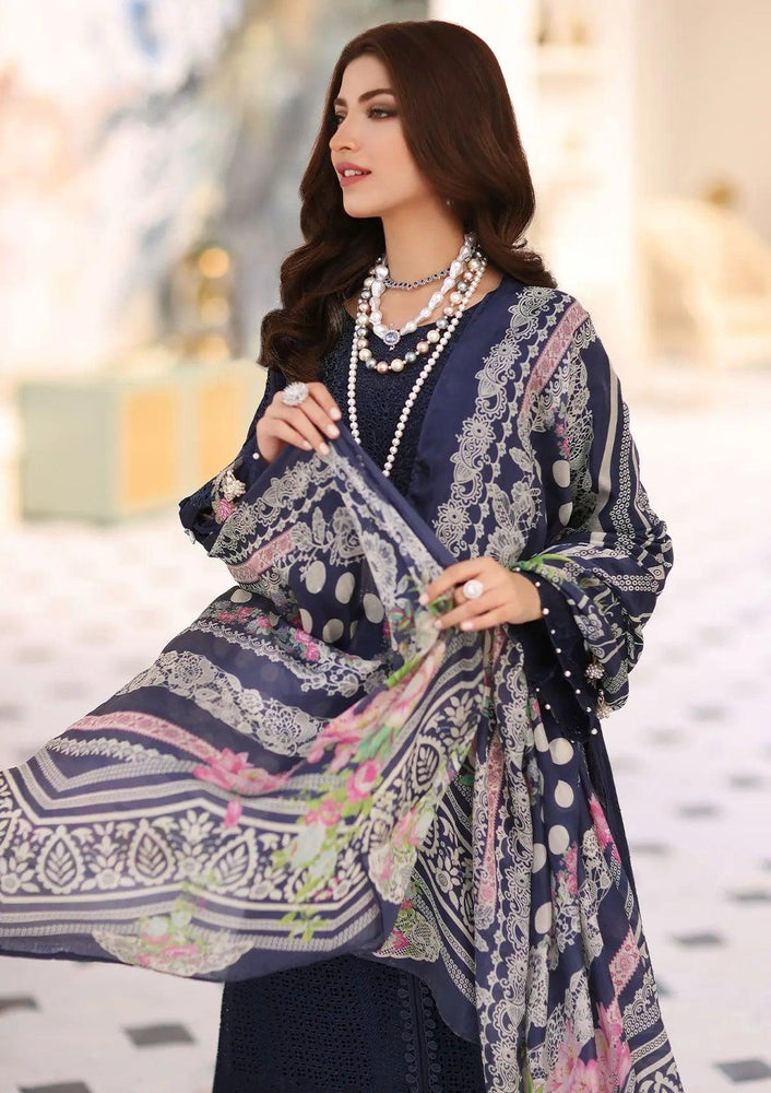 Elaf MYSTIQUE Embroidered Chikankari Lawn 3pc - 09912