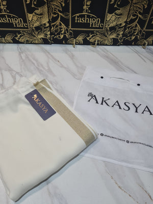 Original Factory Leftover AKASYA Pashmina Zari Shawl - 10603