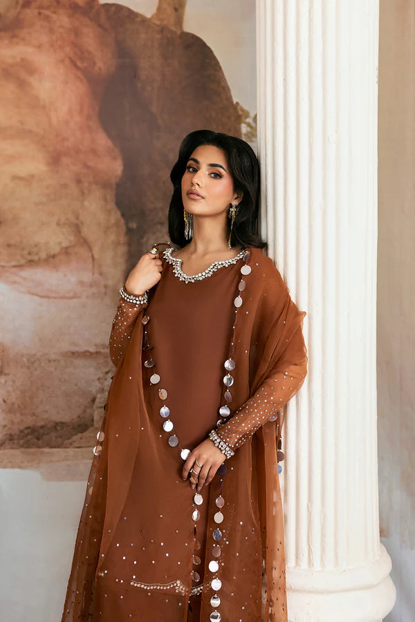 Vanya Silk Hand Embellished 3 Piece Dress - J0687