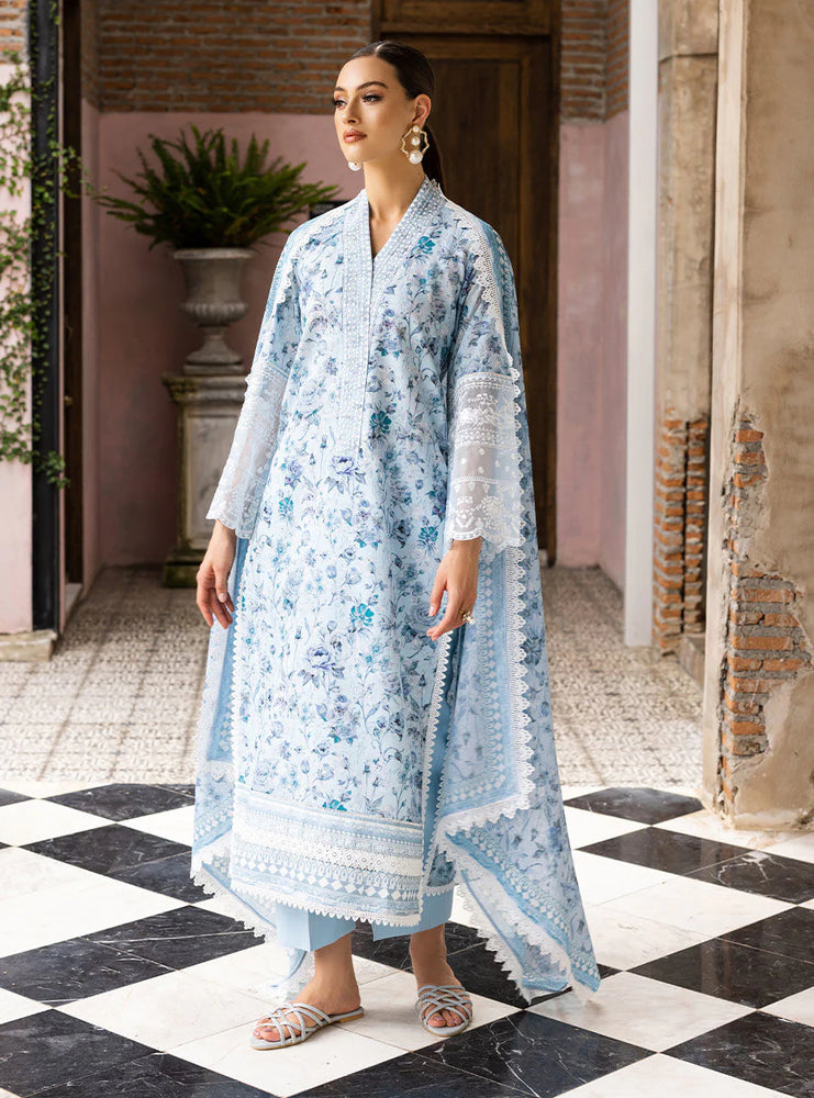 Zainab Chottani Tahra POPPY ZEST Cambric 3 pc - 09290