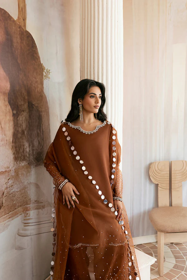 Vanya Silk Hand Embellished 3 Piece Dress - J0687