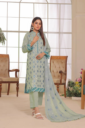 Fatima Noor Winter Collection Embroidered Cotton 3 pc - 09605