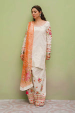 Zara Shahjahan Embroidered Karandi 3 pc - 09753