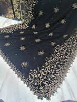 Luxury Cutwork  Shawls Micro 9000 Velvet - 20195