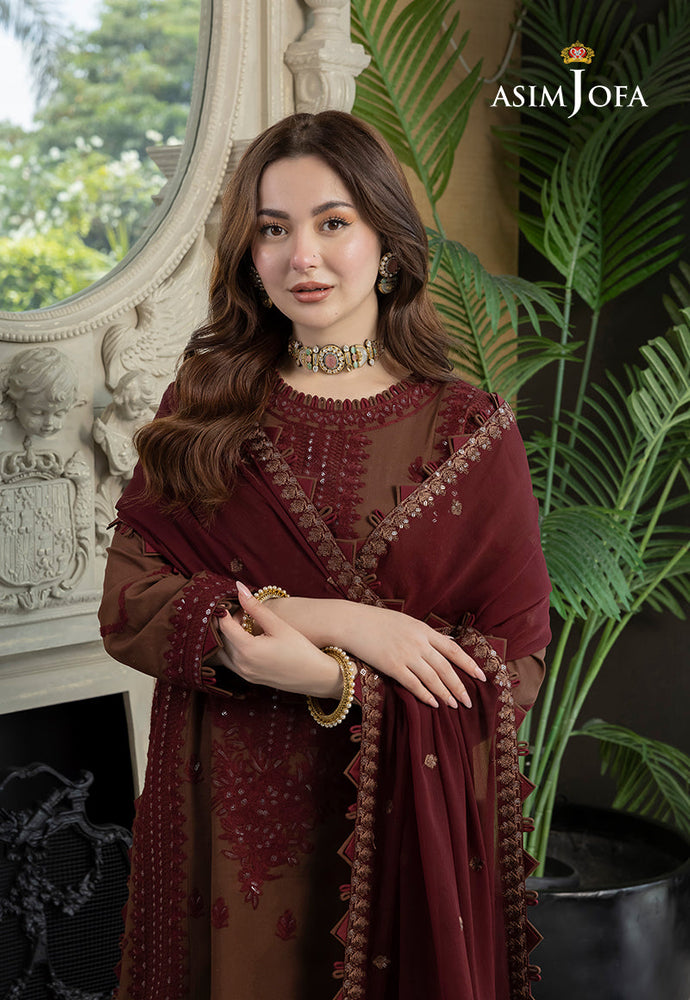 Asim Jofa - RANG E NOOR - Pure Chiffon 3 pc - 10123