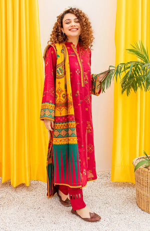 Batik Dhanak 3 Piece Dress - 20752