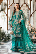 MariaB SEA GREEN Organza 3 Piece - 11082