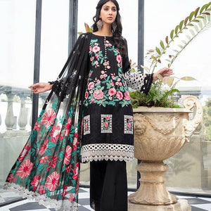 Crimson Winter Collection Dhanak 3 pc - 09841