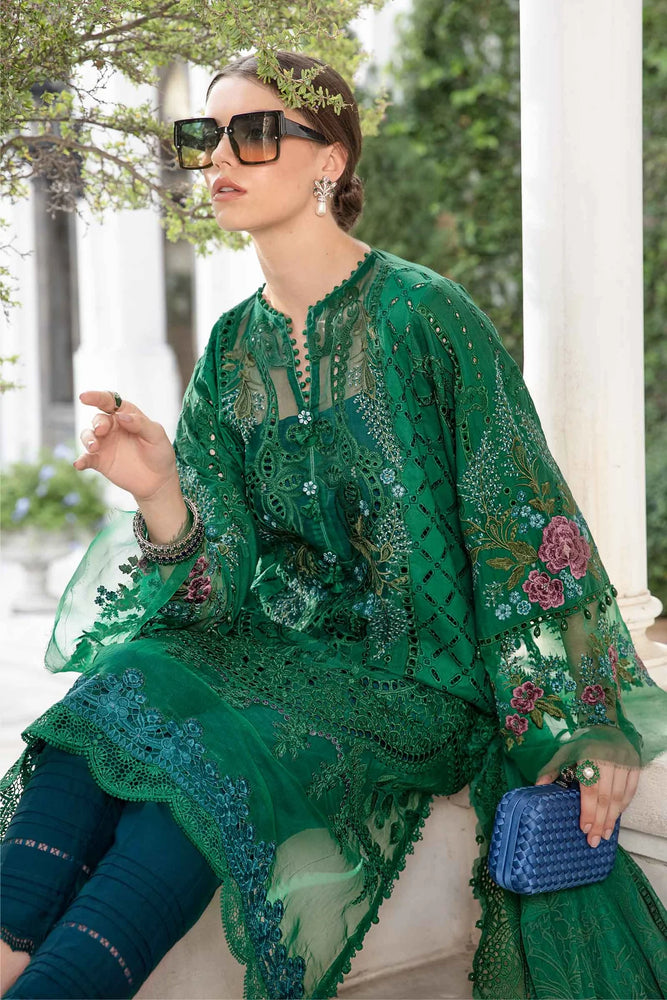 MariaB Luxury Lawn Embroidered 3 Piece Dress - 20815