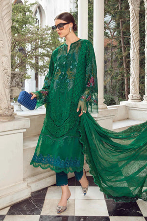 MariaB Luxury Lawn Embroidered 3 Piece Dress - 20815