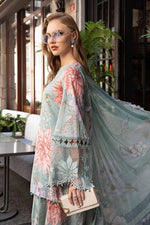 Maria b Lawn Embroidered & Printed 3 Piece Dress - 0446