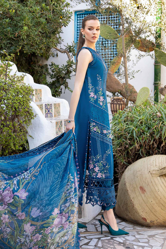 MariaB 3 Piece Eid Luxury Lawn - 10597