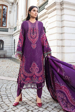 MariaB - Embroidered Lawn 3 pc - 09993