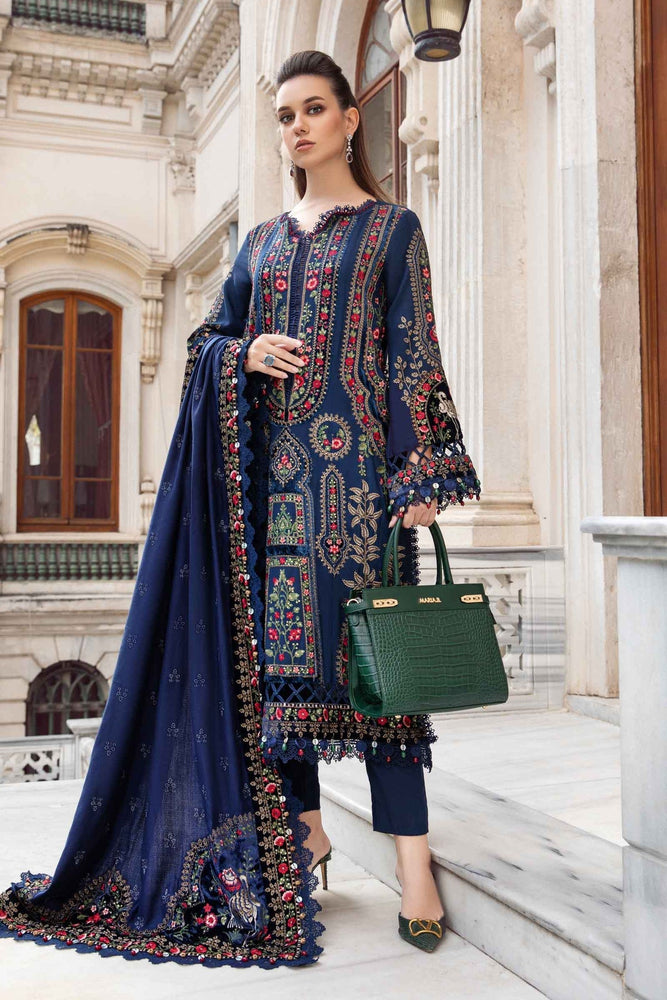 MariaB - Embroidered Lawn 3 pc - 10066