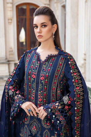 MariaB - Embroidered Lawn 3 pc - 10066