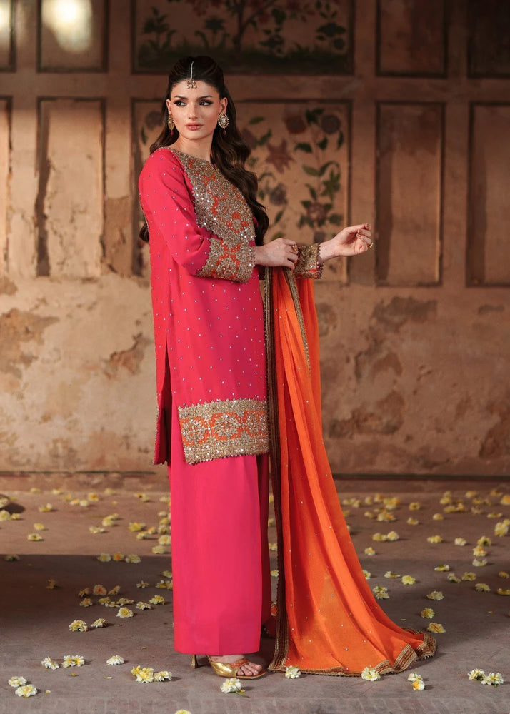 Haseens Chiffon 3 Piece - J0054 - Stone Work