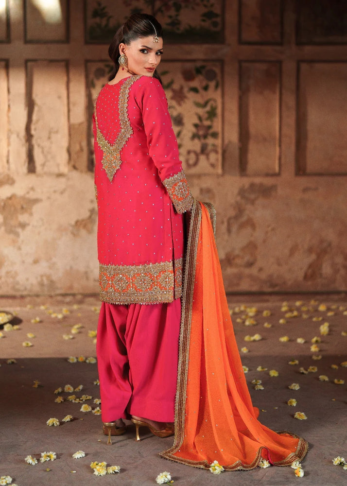 Haseens Chiffon 3 Piece - J0054 - Stone Work