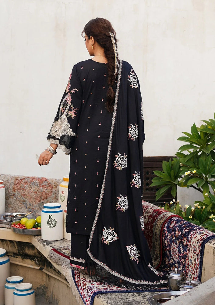 Elaf - BANAFSH Embroidered luxury Lawn 3 pc - 10100