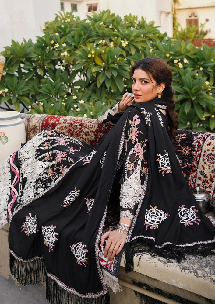 Elaf - BANAFSH Embroidered luxury Lawn 3 pc - 10100