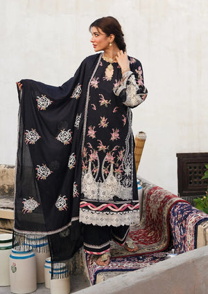 Elaf - BANAFSH Embroidered luxury Lawn 3 pc - 10100